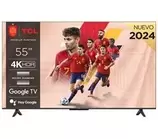 Oferta de TV 55 pulgadas TCL 55P61B Smart TV 3 HDMI 1 USB por 299€ en Conforama