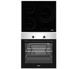 Oferta de Conjunto de placa Vitrocerámica+Horno estático SABA SB-BIVOB-2023 por 259€ en Conforama