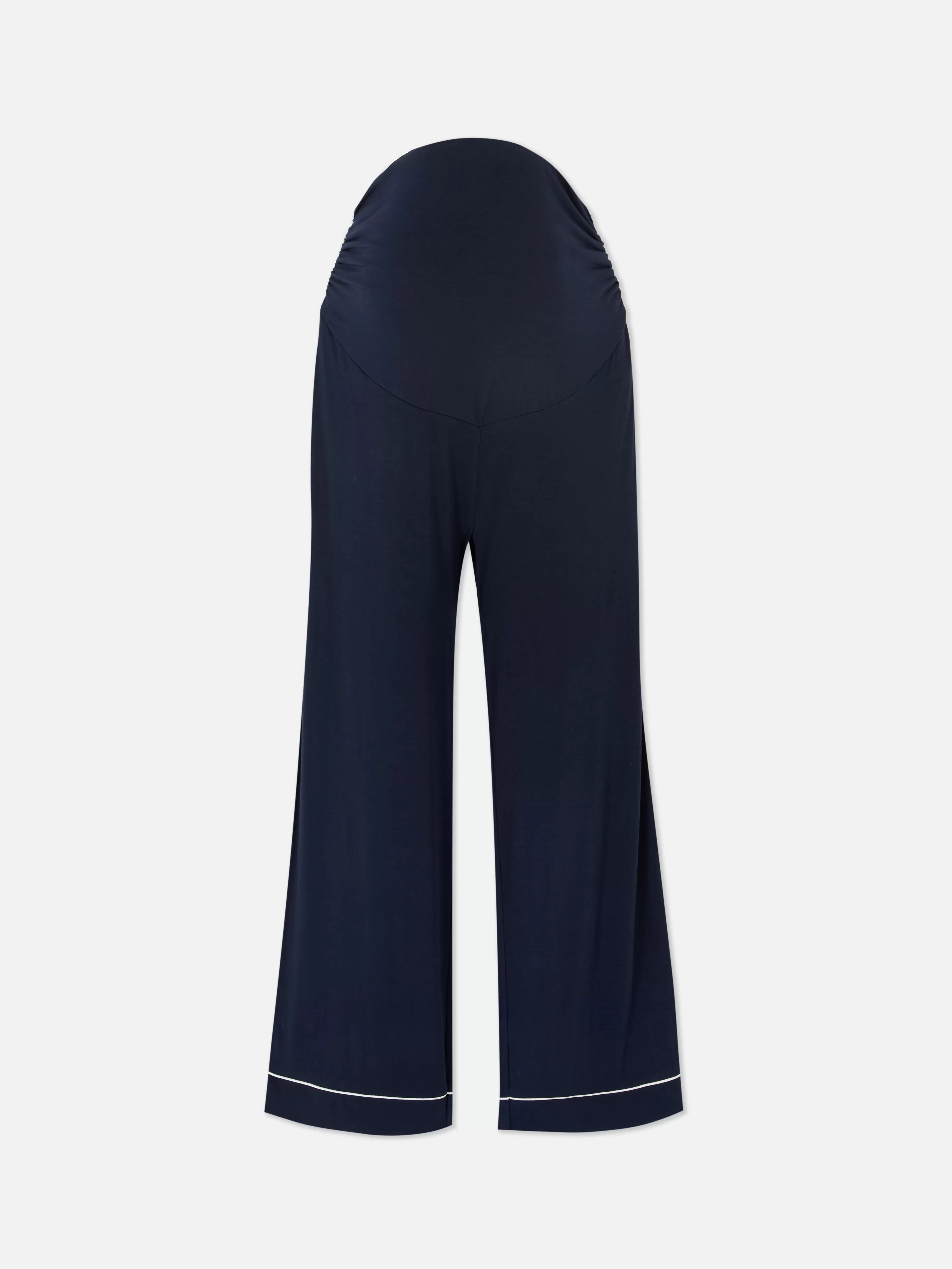 Oferta de Pantalones de pijama de premamá de pernera ancha por 16€ en Primark