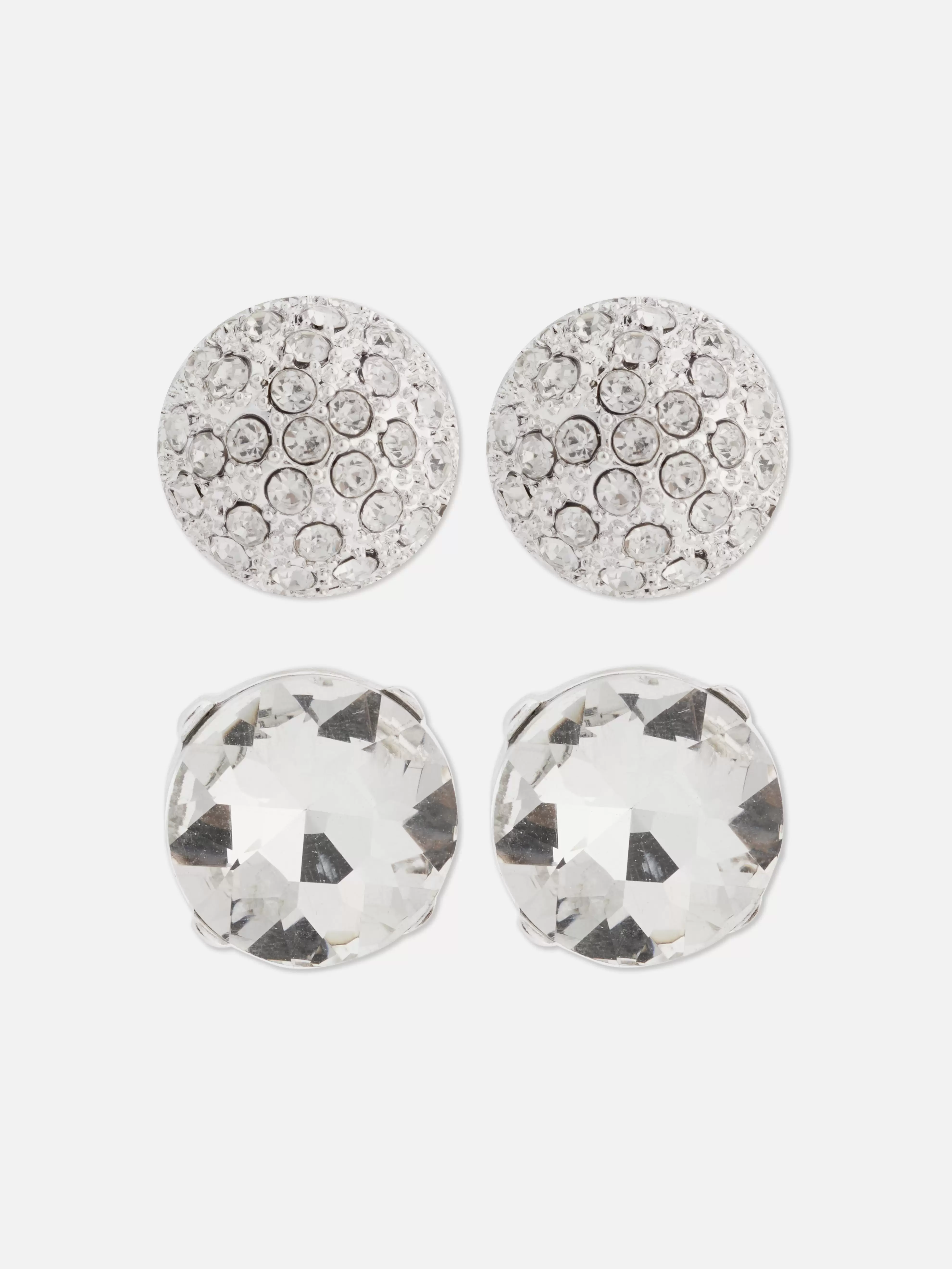 Oferta de Pack de 2 pendientes de botón de strass de Rita Ora por 4,5€ en Primark