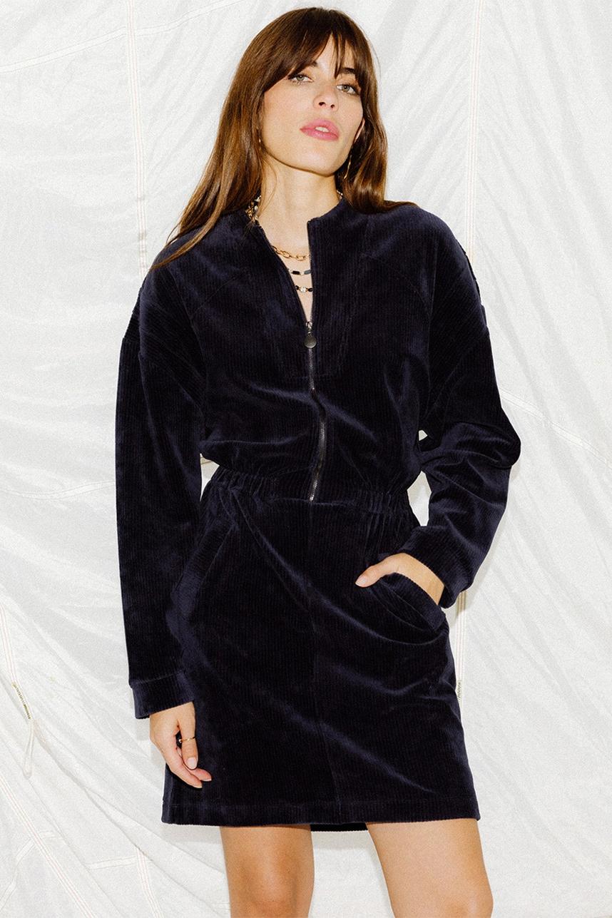 Oferta de Robe en velours côtelé Femme por 22,99€ en Promod