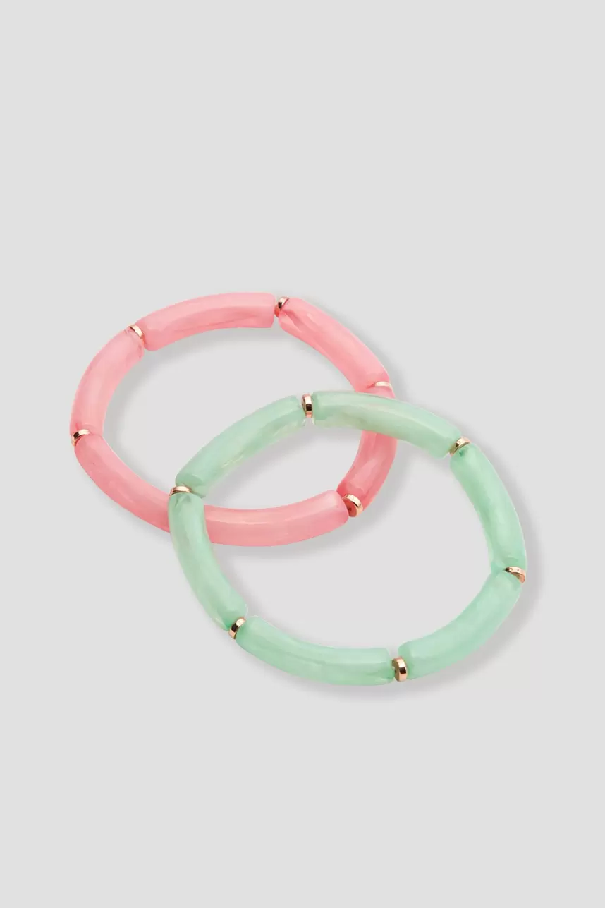 Oferta de Bracelets pastel (lot de 2) por 14,99€ en Promod