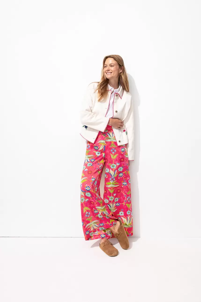 Oferta de Pantalon large Laura Gulshani por 45,99€ en Promod