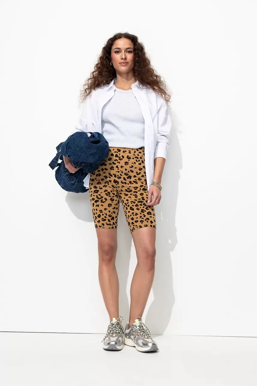 Oferta de Legging "cycliste" léopard por 12,99€ en Promod