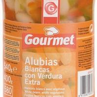 Oferta de ALUBIA GOURMET COCIDA CON VERDURAS FRASCO 400GR ALUBIA GOURMET COCIDA CON VERDURAS FRASCO 400GR por 1,35€ en Pròxim Supermercados