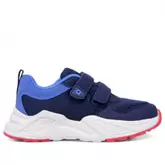 Oferta de Zapatillas deporte quets! azules con doble tono y doble velcro por 19,98€ en Querol