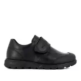 Oferta de Zapatos colegiales pablosky santos negro de piel con cierre de velcro por 59,95€ en Querol