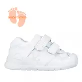 Oferta de Zapatillas deporte biomecanics 241001 blancas respetuosas con doble velcro por 52,95€ en Querol