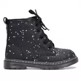 Oferta de Botines negros con estrellas plateadas por 29,99€ en Querol