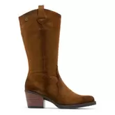 Oferta de Botas cowboy de piel cuero con cremallera hilda porronet por 69,95€ en Querol