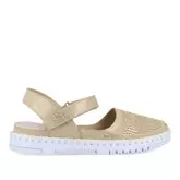 Oferta de Sandalias doradas walk and fly emma lc-10001g a5 walk and fly por 49,95€ en Querol