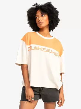 Oferta de UNI ‑ Camiseta crop boyfriend para Mujer por 22,99€ en Quiksilver