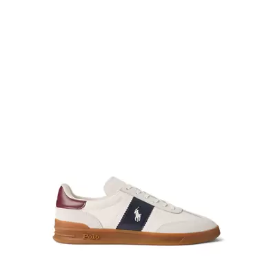 Oferta de Deportiva Heritage Aera de ante y piel por 129€ en Ralph Lauren