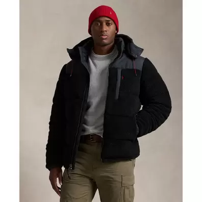 Oferta de Chaqueta Gorham bimaterial de plumón por 499€ en Ralph Lauren