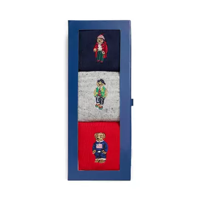 Oferta de 3 pares de calcetines Polo Bear por 59,95€ en Ralph Lauren