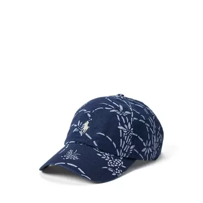 Oferta de Gorra tropical de lino en índigo por 95€ en Ralph Lauren