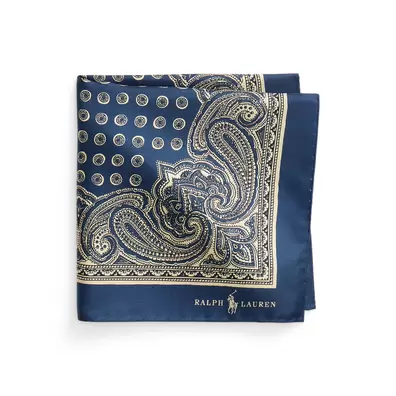 Oferta de Pañuelo de bolsillo de fular de seda por 129€ en Ralph Lauren