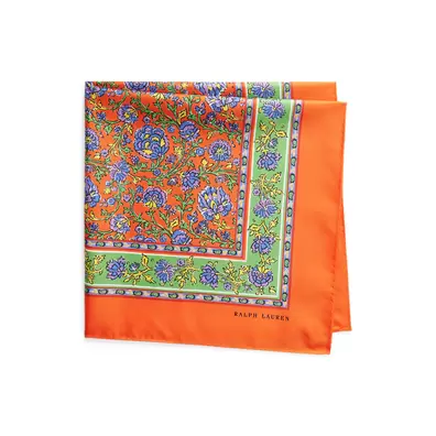 Oferta de Bandana de sarga de seda con flores por 129€ en Ralph Lauren