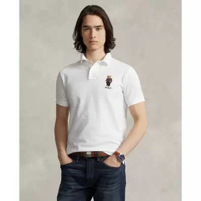 Oferta de Polo Custom Slim Fit con Polo Bear por 179€ en Ralph Lauren