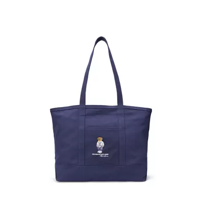 Oferta de Bolso tote de loneta con Polo Bear por 199€ en Ralph Lauren