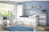 Oferta de Dormitorio juvenil completo formado por cama compacta, armario y diáfano por 599,99€ en Rapimueble