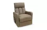 Oferta de Sillón relax con incorporador en marrón por 439,99€ en Rapimueble