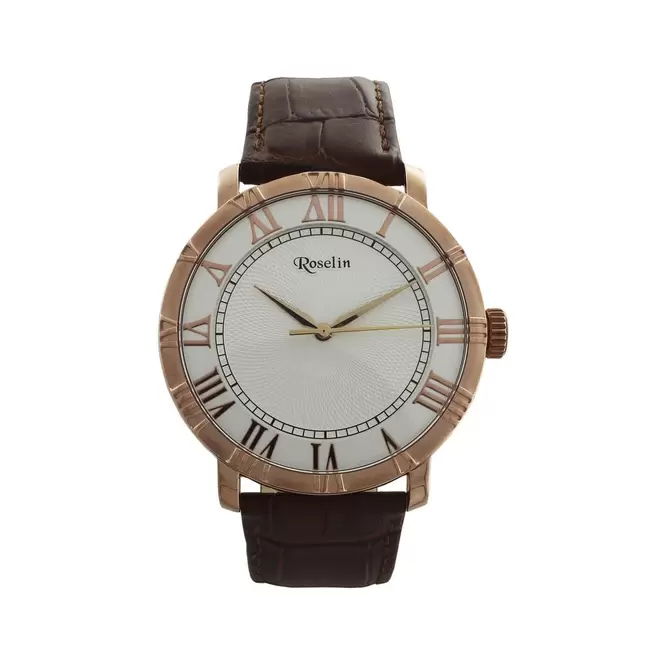 Oferta de Reloj hombre piel y acero Roselin Watches por 99€ en Roselin