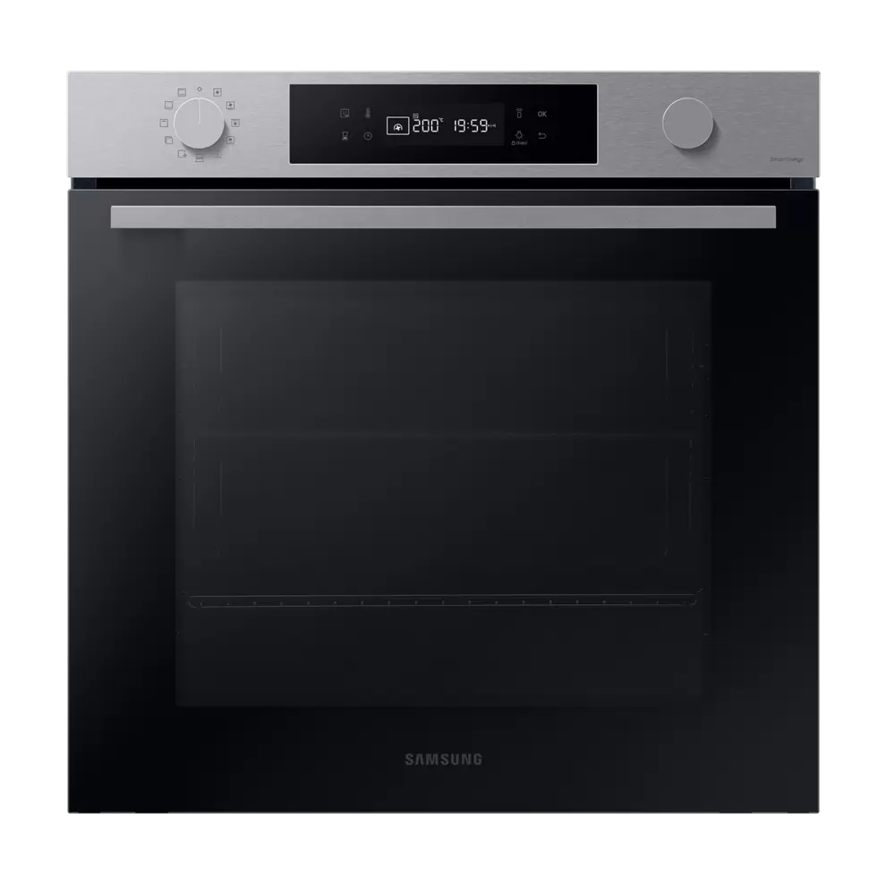 Oferta de Horno Pirolítico 76L 59.5cm Multifunción Clase A+ Plata NV7B41301AS/U1 por 452,17€ en Samsung