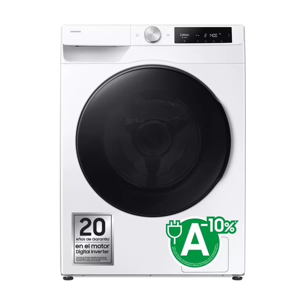 Oferta de Lavasecadora 9kg/6kg Autodosificación Clase D/A Blanca WD90DG6B85BEU3 por 616,97€ en Samsung