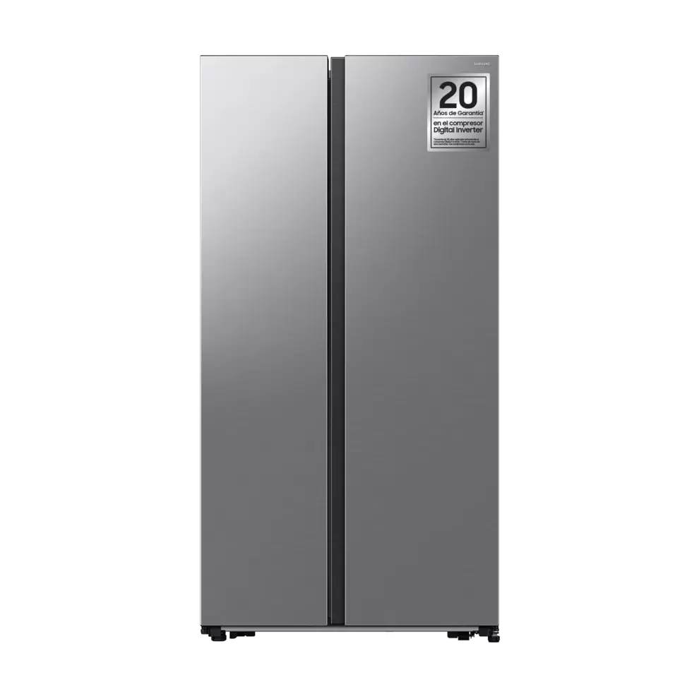 Oferta de Frigorífico Americano 178cm 583L Clase E Plata RS57DG400EM9EF por 899€ en Samsung