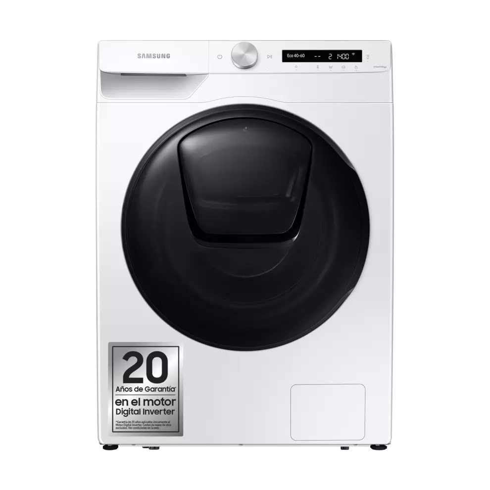 Oferta de Lavasecadora 8kg/5kg EcoBubble™ Clase E/C Blanca WD80T554DBW/S3 por 565,47€ en Samsung