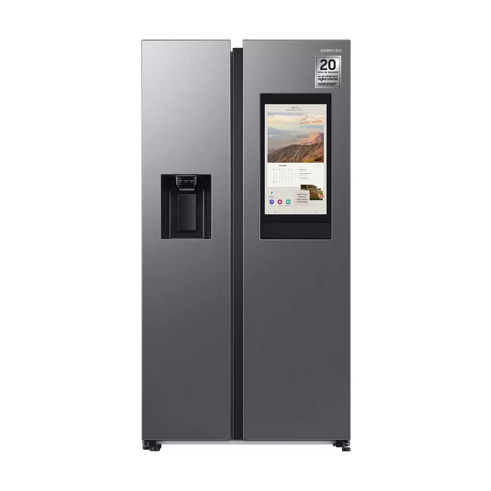 Oferta de Frigorífico Americano Family Hub 178cm 614L Clase E Inox RS6HDG883ES9EF por 1699€ en Samsung