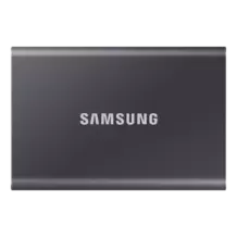 Oferta de SSD Externo Portátil T7 USB 3.2 Gen 2 2TB Gris por 191,99€ en Samsung