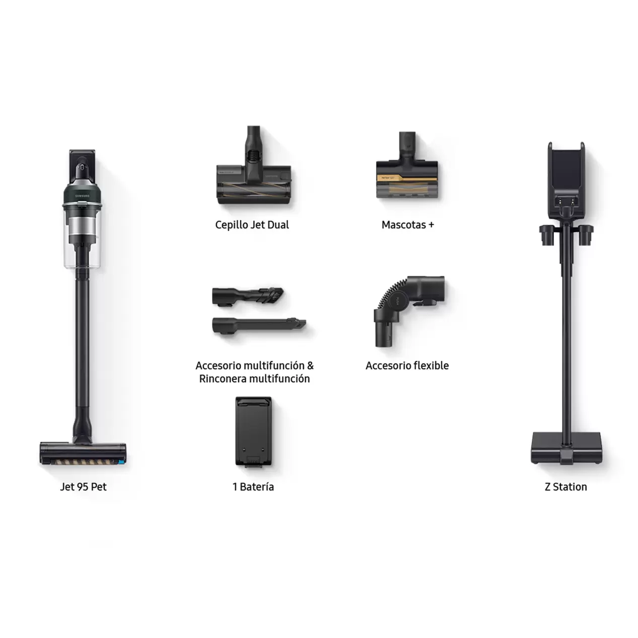 Oferta de Aspiradora sin Cable Jet 95 Pet VS20C9542TN/WA por 551€ en Samsung