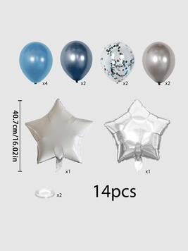 Oferta de 14 piezas Set globo con patrón mixto por 2,5€ en SheIn