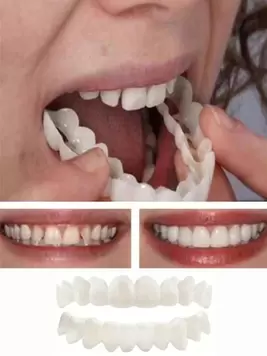 Oferta de 2 piezas Kit de decoración para blanqueamiento de dientes con sonrisa, 2da generación, fácil de usar por 1€ en SheIn