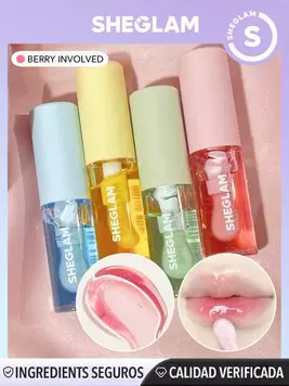 Oferta de SHEGLAM Jelly Wow Aceite Labial Hidratante-Berry Involved Navidad Regalo De Navidad Invierno DíA De AccióN De Gracias DecoracióN NavideñA Maquillage Fiesta Playa Viajes Ropa De Vacaciones Rosa AÑOs... por 3,46€ en SheIn