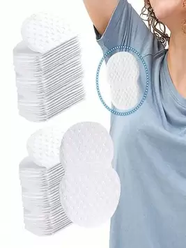 Oferta de Almohadillas para el sudor de las axilas, parches desechables de absorción del sudor, efectivos, transpirables, invisibles, con capacidad de absorción, ligeros y absorbentes, cómodos y sin olor, fá... por 0,6€ en SheIn