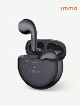 Oferta de JMMO Auriculares inalámbricos con sonido premium, emparejamiento automático 5.3, audífonos inalámbricos con micrófono y 14 horas de duración de la batería, resistentes al agua IPX4, compatibles con... por 4€ en SheIn