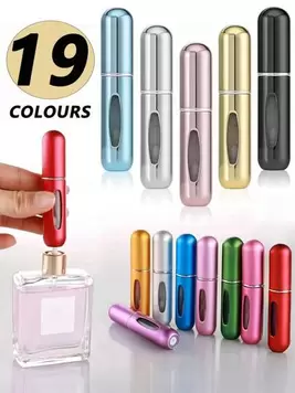 Oferta de 10 piezas, botellas recargables de perfume de 5ml, regalo del Día de San Valentín, botella de perfume recargable para viajes, botella de perfume miniatura, botella de perfume recargable con pulveri... por 0,49€ en SheIn