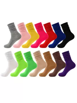 Oferta de 5/10 pares de calcetines de colores aleatorios para hombre, de media caña, para deportes al aire libre, para primavera/verano por 3,88€ en SheIn