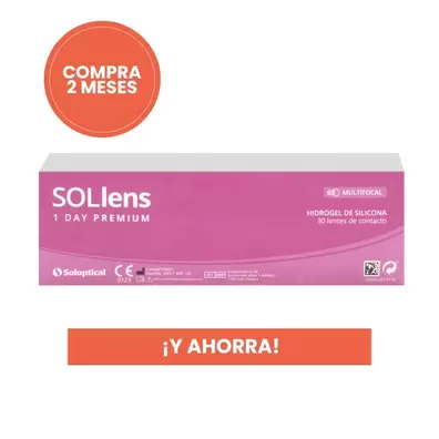 Oferta de Sol-Lens 1 Day Premium Multifocal (30 lentillas) por 32€ en Soloptical