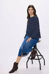 Oferta de Blusa estampada nido de abeja por 15,99€ en Springfield