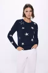 Oferta de Jersey estrellas lurex por 19,99€ en Springfield