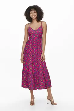 Oferta de Vestido largo regular fit por 44,99€ en Springfield