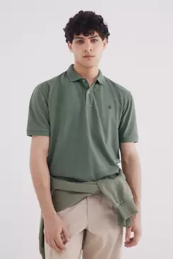 Oferta de Polo piqué básico fantasía regular fit por 20,99€ en Springfield