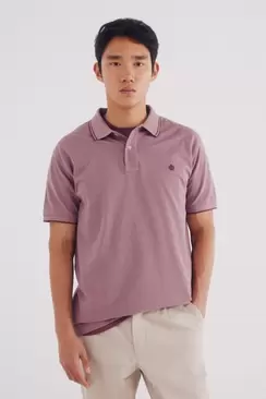 Oferta de Polo piqué detalles contraste regular fit por 20,99€ en Springfield