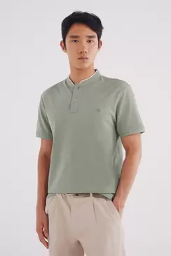 Oferta de Polo piqué mao oxford slim fit por 20,99€ en Springfield