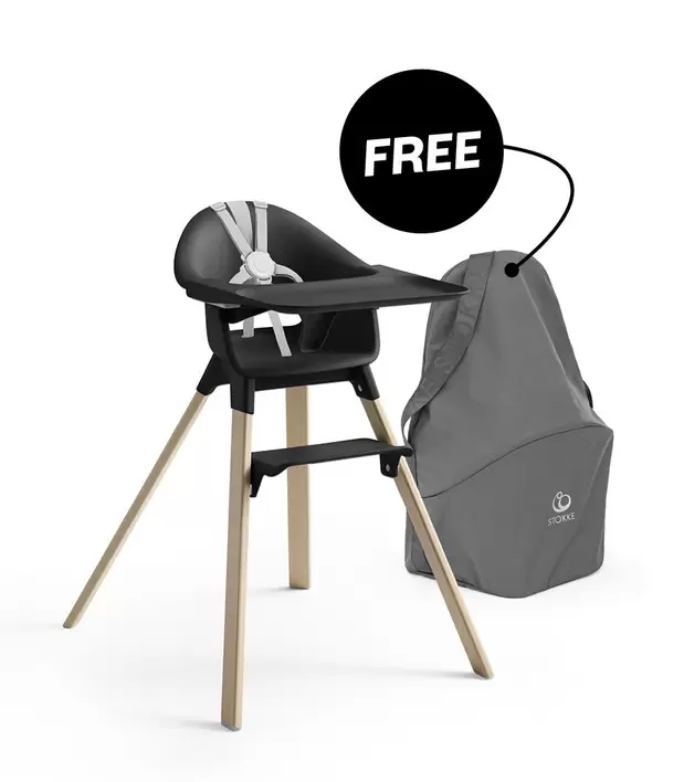 Oferta de Trona Stokke® Clikk™ con bolsa de viaje por 29€ en Stokke