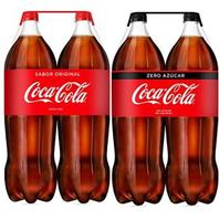 Oferta de Coca Cola pack-2×1,25 L. (Clásica, zero o zero/zero) por 2,4€ en Super Alcoop